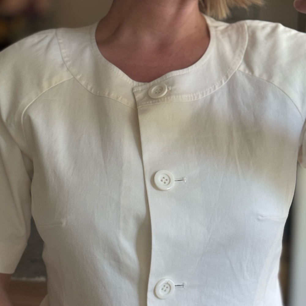 Vintage Pendleton White Ivory Button-Up Women's S… - image 2